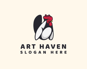 Big Chicken Rooster logo design