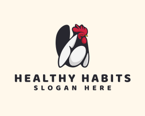 Big Chicken Rooster logo design