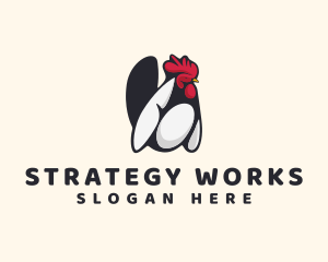 Big Chicken Rooster logo design