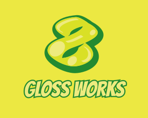 Gloss - Graphic Gloss Number 8 logo design