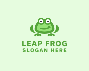 Happy Frog Pet  logo design