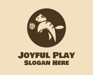 Playing - Playing Pet Cat logo design