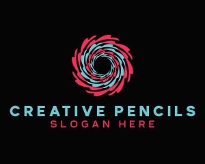 Creative Splash Swirl logo design