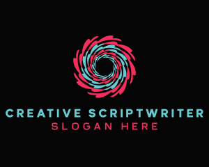 Creative Splash Swirl logo design