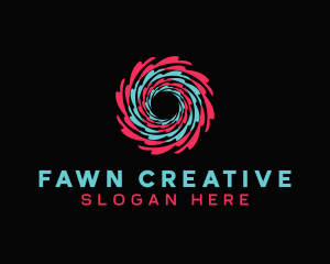 Creative Splash Swirl logo design