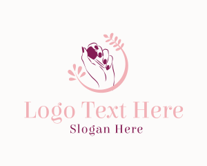 Fantasy - Hand Nail Polish Wordmark logo design