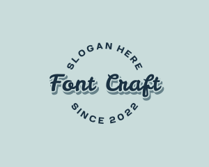 Cursive Business Craft logo design