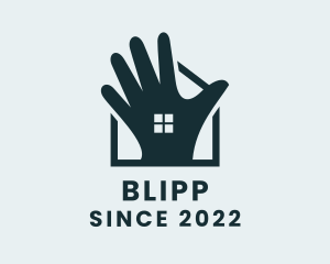 Housekeeper - House Builder Hand logo design
