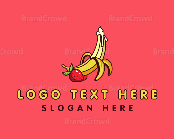 Strawberry Banana Cream Logo