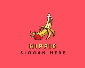 Adult - Strawberry Banana Cream logo design