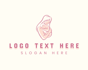 Adoption - Maternity Mother Parenting logo design
