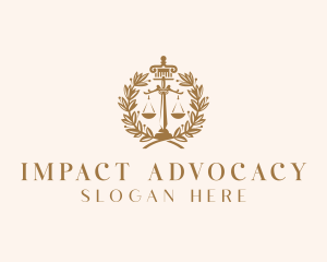 Legal Justice Attorney logo design