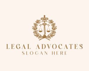 Legal Justice Attorney logo design