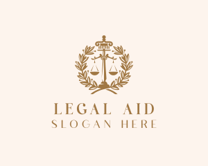 Attorney - Legal Justice Attorney logo design