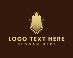 Legion - Castle Tower Shield logo design