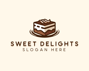 Cakes - Tiramisu Cake Dessert logo design