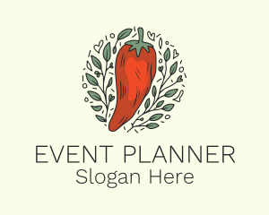 Spice Leaf Plant Logo
