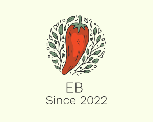 Cuisine - Spice Leaf Plant logo design