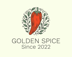 Spice Leaf Plant logo design