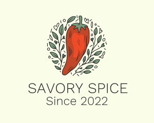Condiments - Spice Leaf Plant logo design