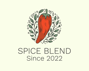 Seasoning - Spice Leaf Plant logo design