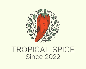 Spice Leaf Plant logo design