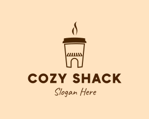 Shack - Brown Coffee House logo design