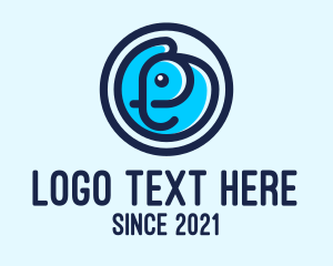 Toy - Blue Elephant Embryo logo design