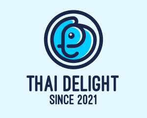 Thailand - Blue Elephant Embryo logo design