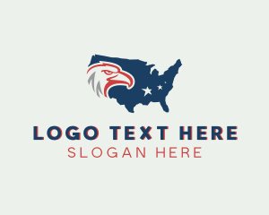 United States - Wild Eagle Bird logo design