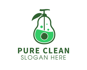 Detergent - Avocado Soap Dispenser logo design