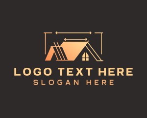 Home - House Roofing Contractor logo design