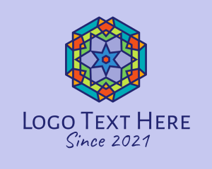 Centerpiece - Multicolor Kaleidoscope Tile logo design