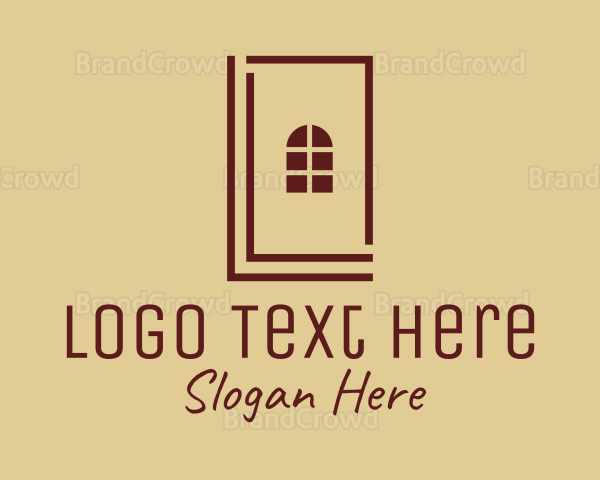 Simple Window Door Logo