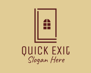 Exit - Simple Window Door logo design