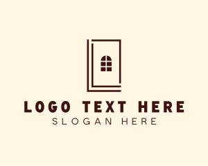 Simple Window Door logo design