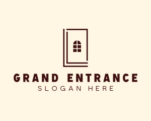 Entrance - Simple Window Door logo design