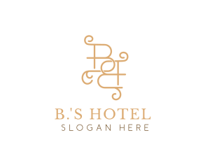 Fashion Luxury Brand Letter B logo design