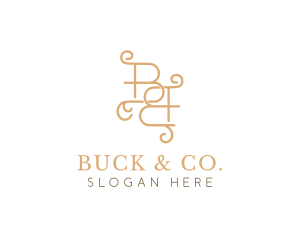 Fashion Luxury Brand Letter B logo design