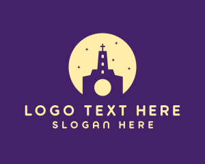 Lens - Starry Night Church Photography logo design