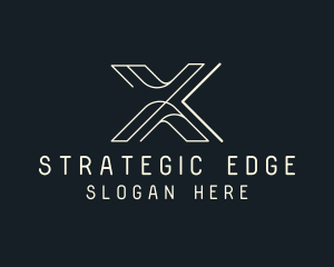 Modern Tech Letter X Logo