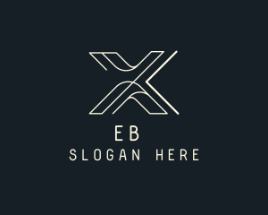 Geometric - Modern Tech Letter X logo design