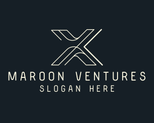 Modern Tech Letter X logo design