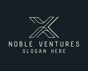 Modern Tech Letter X logo design