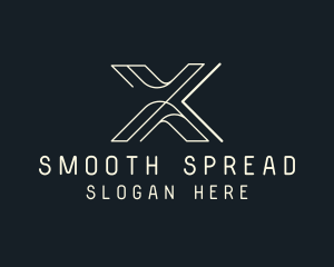 Modern Tech Letter X logo design