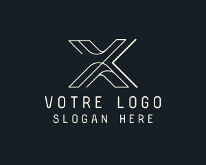 Pr - Modern Tech Letter X logo design