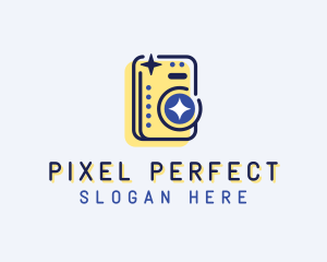 Photo Camera Film  logo design