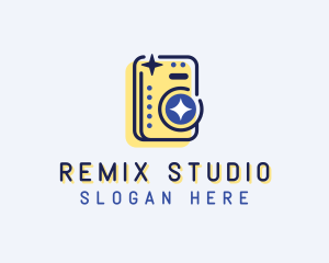 Photo Camera Film  logo design