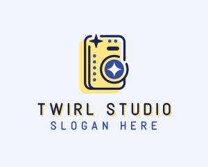 Photo Camera Film  logo design