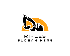 Construction - Construction Digger Excavator logo design